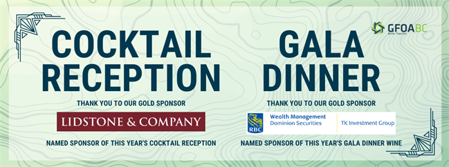 2025 Conference Banner Cocktail Reception Gala Dinner